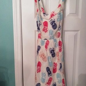 Modcloth Pineapple Print Dress